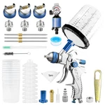 Hvlp Air Paint Spray Gun Kit For Automotive Car Primer 1.4/1.7/2.0MM Nozzle. Fixed Price $29.99.