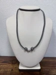 Sterling Silver, Crystal Beaded & Nylon Mesh 20 Necklace! 42. Fixed Price $40.38.