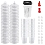 50PACK Disposable Paint Spray Gun Cup System For Hvlp Standard 27 Ounce (800ML). Fixed Price $50.99.