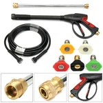 4000PSI High Pressure Washer Spray Gun Car Power Wand / Lance Nozzle Hose Kit. Fixed Price $36.00.