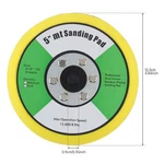 5" Hook Loop Backing Pad For Air Sander Polisher, 5/16" Arbor With 24 Thread. Fixed Price $8.45.
