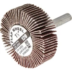 Forney 1-1/2 In. X 1/4 120 Grit Shank Mounted Flap Sanding Wheel 60189. Fixed Price $13.25.