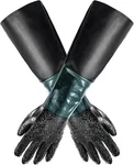 Heavy Duty Rubber Sandblasting Protection Gloves For Cabinets. Fixed Price $23.99.