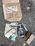 Vtg Montgomery Ward 3-WAY Spray Gun Paint New Open Box QBW-6332-A. Fixed Price $40.00.