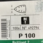 100 X 150MM Festool Brilliant 2: Pack. Fixed Price $58.00.