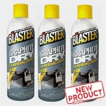 3 Blaster Industrial Graphite Dry Lubricant Film Lube Aerosol Extreme Temp 5.5OZ. Fixed Price $49.62.