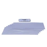 Cabinet Window Film Glass Cover 23.75"X9" (6 Pack) Blasting. Fixed Price $74.99.