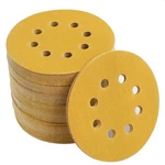 100PCS 125MM 5IN 8HOLE Hook Loop Sanding Disc 150GRIT Random Orbit Sandpaper. Fixed Price $19.97.