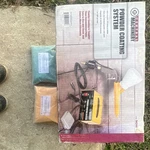Central Machinery Powder Coating System 94244, Foot Pedal, Hose, Yellow/black. Fixed Price $125.00.