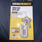 Central Pneumatic Siphon Feed Spray Gun 69708. Fixed Price $50.00.