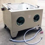 Vertical Top Loading Cabinet Blaster W/spray Gun 80PSI 5CFM. Fixed Price $229.99.