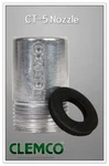 Clemco 01354 CT-5 Tungsten Carbide Lined Short Straight Nozzle, 5/16" Orifice. Fixed Price $115.50.