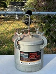 Sears Craftsman 16102 Air Drive 2-1/2 Gallon Heavy Duty Paint Tank Clean Inside. Fixed Price $129.00.