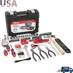 118-PIECE Tool Set Home Repair Diy Storage Kit Hammer Wrench Pliers Easy Operate. Fixed Price $59.56.