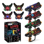Armogear Set Of 4 Laser Tag Guns With Vests - For Kids And Adults. Fixed Price $104.98.