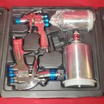 Devilbiss Startingline Hvlp Gravity Feed Spray Gun & Touch Up Kit. Fixed Price $159.99.
