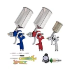 Tcp Global Hvlp Gun Kit For Auto Paint - Set Of 3 Sprayers (1.0MM, 1.4M.... Fixed Price $151.96.
