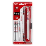 Milwaukee 49-22-1110 Pc Sawzall Nail Guard & Fang Tip Bi-metal Blade Set. Fixed Price $26.95.