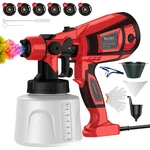 Yesright 1000W Sprayer For House Painting 32000RPM Gun With Ad. Fixed Price $59.99.