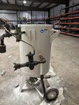 Empire Portable Sandblaster Beige Pressure Pot With Wheels Valves. Fixed Price $3500.00.