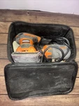 Ridgid 2.4 Amp 1/4 Sheet Sander With Airguard Technology R25011. Fixed Price $20.00.