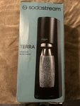New Black Sodastream Terra Sparkling Water Maker Machine Starter Kit. Fixed Price $45.00.