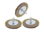 3PK 4" Large Wire Wheel Brush Attachment Drill Circular Paint Rust Removal. Fixed Price $24.99.