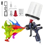 Hvlp Gun Kit 1.3MM Nozzle, 600ML Cup, Air Regulator - Paint Sprayer For Ca. Fixed Price $76.99.