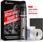Gloss Black Wheel Scratch Curb Rash Repair Kit Rim Touch Up Paint For Car Alloy. Fixed Price $18.99.