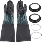 Chadwick 1 Pair Sandblasting Cabinet Gloves 23.6",BLAST Protection, With. Fixed Price $56.99.