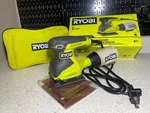 Ryobi Amp Corded 1/4 Sheet Sander S652DGK With Case. Fixed Price $25.99.