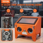 Gallon Sandblasting Cabinet 40-120PSI Steel Blaster Gun & Nozzles Rust Paint. Fixed Price $251.99.