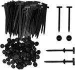 100PCS Snap-fit Nylon Fastening Clip For Car Repairs, Universal Black. Fixed Price $7.99.