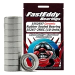 15X26X7 Ceramic Rubber Sealed Bearing 15267-2RSC 10 Units. Fixed Price $87.99.