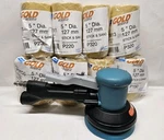 Dynabrade 58401, 5" Dia. Two-hand Dynorbital Random Sander 12,000RPM. Fixed Price $349.99.