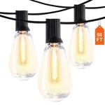Vevor 50FT Led Outdoor String Patio Lights Waterproof 15 S14 Shatterproof Bulbs. Fixed Price $32.99.