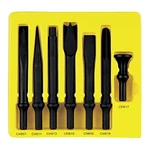 Grey Pneumatic CS807 .498 Shank Air Hammer Chisel Set Heavy Duty Tray. Fixed Price $85.05.