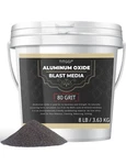 #80 Grit Aluminum Oxide Blast Media (8 LBS/3.6KG) - Premium. Fixed Price $19.99.
