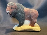 It's Sand Hand Painted Sculpture Buffalo Figurine Made Usa 1996. Fixed Price $15.99.