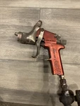 Snap On 1.3MM Red Saber Air Paint Spray Gun Hvlp Gravity Feed BF813 Made Usa. Fixed Price $100.00.
