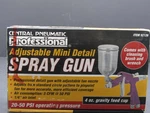 Central Pneumatic Profesional Adjustable Mini Detail Spray Gun 4 Oz Gravity Feed. Fixed Price $19.99.