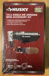 Husky 1/4" Angle Die Grinder W/ Accessory Kit (H4230C)... Free S&h!. Fixed Price $49.99.