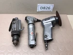 Vintage Lot Of Air Tools Chicago Pneumatic CP778 Sander, Drill, Nibbler (read). Fixed Price $49.95.