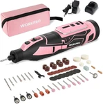 Pink 12V Cordless Rotary Tool Kit, 5 Variable Speeds, Powerful Engraver, Sander,. Fixed Price $72.99.