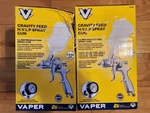 *new* Vaper Hvlp Paint Spray Gun Set With Plastic Cup - 1.4MM Model 19765 X2. Fixed Price $85.00.