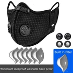 Anti Air Pollution Facepiece Half Cover Respirator Dust Mask With Filters. Fixed Price $8.79.