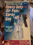 Central Pneumatic 30224 Heavy Duty Air Paint Spray Gun, 3/8" Hose, 1/4" Npt 1QT. Fixed Price $30.00.