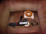 Wurth Master Dbs 3500 Pneumatic Brush Sander With Extra Rubber & Wire Wheels. Fixed Price $375.00.