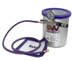 Glass 1.5 Gallon Stainless Steel Vacuum Chamber. Fixed Price $131.95.