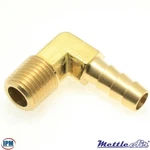 1/2" Barb X 1/4" Brass 90 Male Npt Elbow 139-8B Mettleair Brand New!. Fixed Price $9.32.